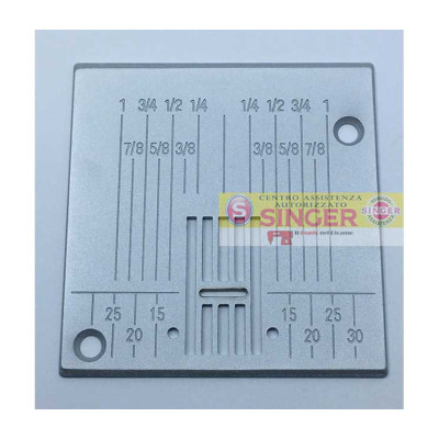 Plaque à aiguille originale Singer L500 Pfaff Smarter C1100 Pro réf. 416414101