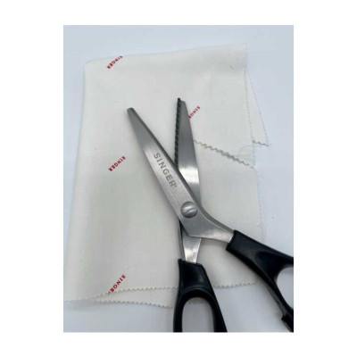 Singer pinking shears 9.5” black handle – Professional zigzag cut