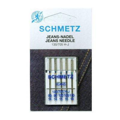 Singer Jeans Needles Assorted Sizes for Thick Fabrics