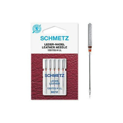 Leather needles size 80 for leather and vinyl Leather needles size 80 for leather and vinyl
