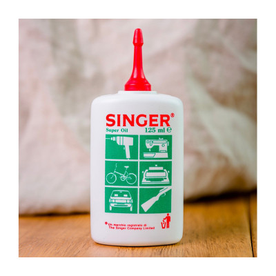 Aceite Singer 125 ml para máquinas de coser cód. 100125