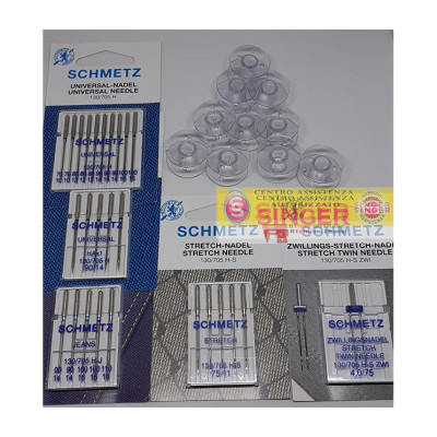 Schmetz Nadelset 10 Stück hoch 11,3 mm für Spule