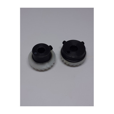 Coppia ingranaggi crochet Singer 358 518 7100 dentatura elicoidale