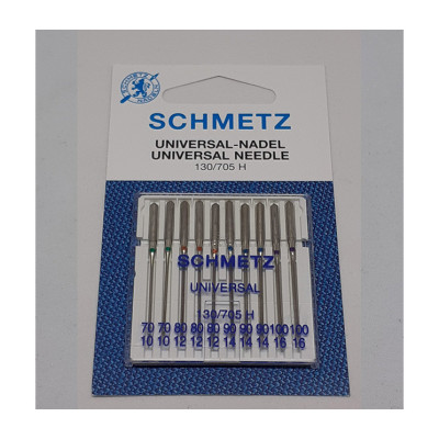 Agujas Schmetz 130/705H surtidas – Pack de 10 agujas de máquina de coser