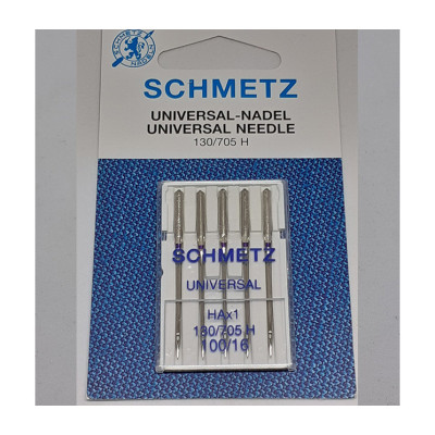 Schmetz 130/705H needles 100/16 – 5 needles for heavy fabrics