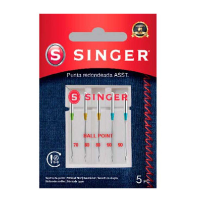Singer Rundspitznadeln 70/80/90 Blister 5 Stk Nr. 250057502