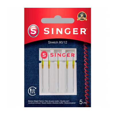 Singer stretch needles 80/12 pack 5 pcs code 250054302