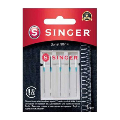 Original Singer overlocker needles size 90/14 code 250054402
