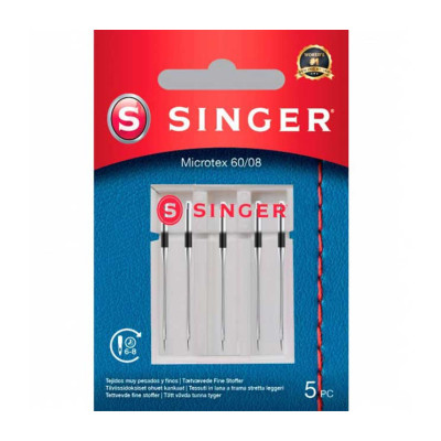 Original Singer Microtex needles 70/10 code 2500555302