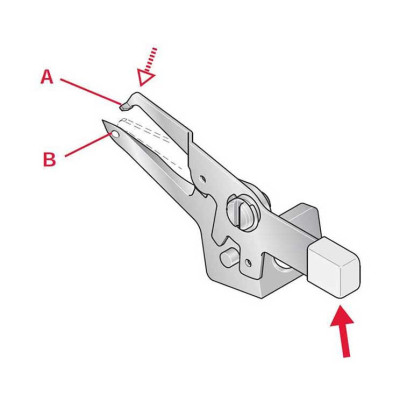 Original Hook Lever for Blind Stitch cod. 416368001