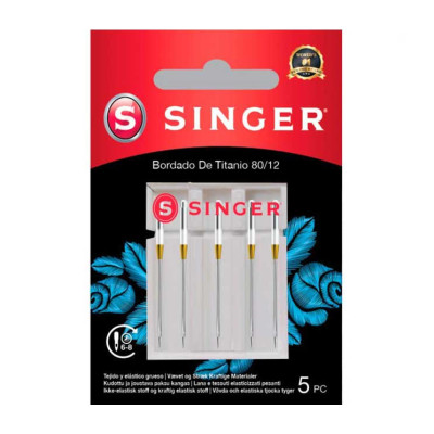 Singer embroidery needles 80 code 250053102